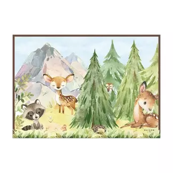 Салфетка на стол виниловая с фэнтези - лес Maison Sucre