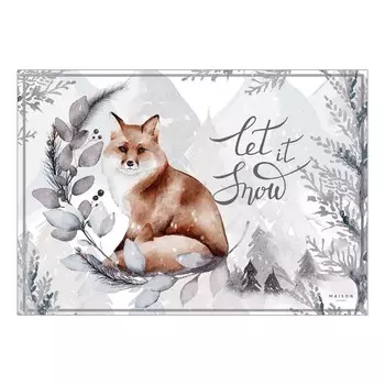 Салфетка на стол виниловая с фэнтези - Рождественская сказка Maison Sucre