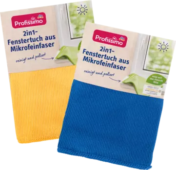 Салфетка оконная из микроволокна 2в1 1 шт. Profissimo