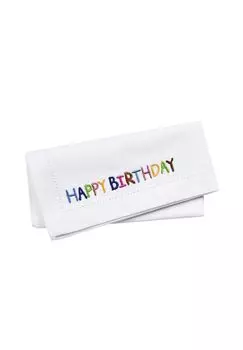Салфетка С ДНЕМ РОЖДЕНИЯ Д 45 х Ш 45см Butlers, белый