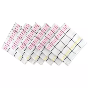 Салфетка в клетку DII Color Pop (набор из 6 шт.), цвет Color Pop Plaid