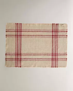 Салфетка Zara Home Checked Linen, красный