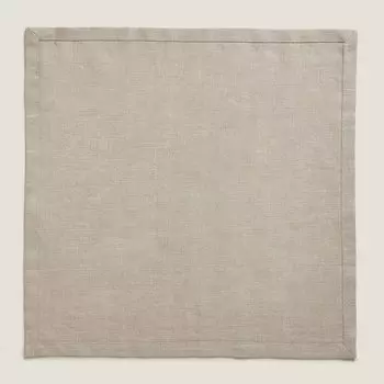 Салфетка Zara Home Linen, светло-бежевый