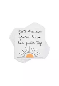 Салфетки бумажные APRS Good Friends 20 шт Butlers, wei-schwarz