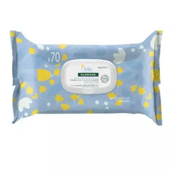 Салфетки детские Klorane Bebe Toallitas, 3x70 штук