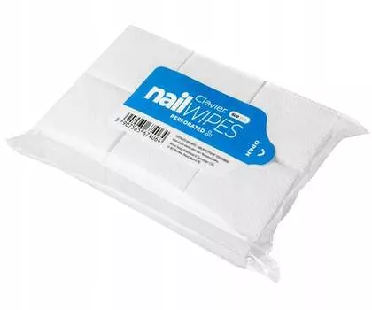 Салфетки для ногтей без пыли, синие, 600 шт. Clavier