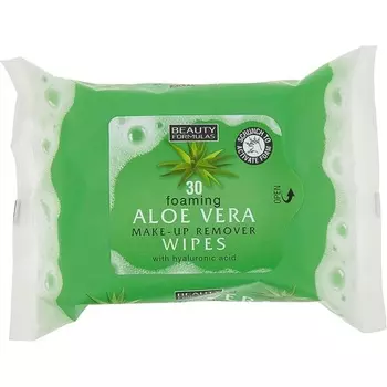 Салфетки для снятия макияжа с алоэ Beauty Formulas, Regal