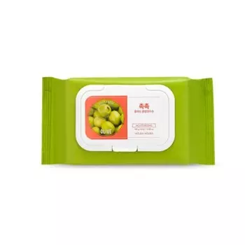 Салфетки для умывания Daily Fresh Olive 60 шт Holika Holika