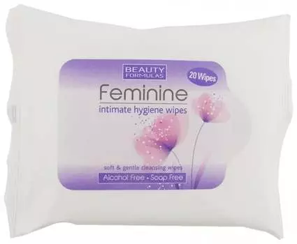 Салфетки для женской интимной гигиены Салфетки для интимной гигиены 20 шт. Beauty Formulas