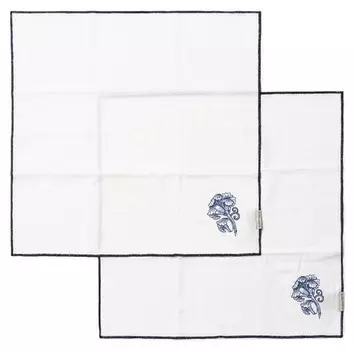 Салфетки floral island textiles Rivira Maison, синий