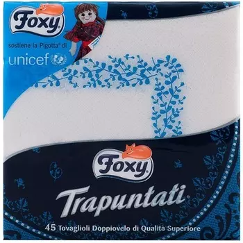Салфетки FOXY Bianchi 40x40