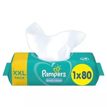 Салфетки Freshclean, 80 шт. Pampers