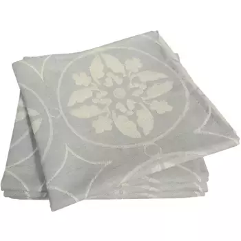 Салфетки из ткани Adam «Romantic Puligny Light», (4 шт.), экологически чистые, цвет hellgrau