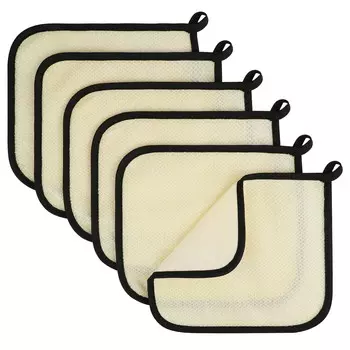 Салфетки-мочалки Zdwqfa, белый / черный