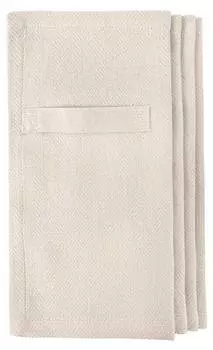 Салфетки набор салфеток на каждый день, 4 шт. The Organic Company, серый