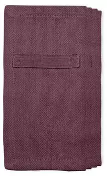 Салфетки набор салфеток на каждый день, 4 шт. The Organic Company, красный