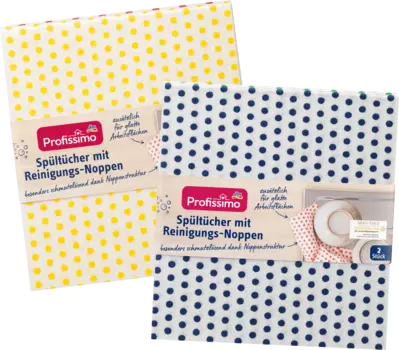 Салфетки с чистящими выступами 2 шт. Profissimo