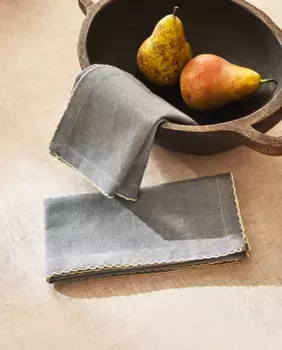 Салфетки с фестонами (2 шт.) Zara Home, синий