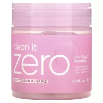 Салфетки увлажняющие Banila Co Clean it Zero Pink Hydration Toner Pad, 70 подушечек