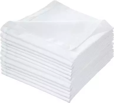 Салфетки в упаковке, 12 шт. 166417 Erwin Mller, белый