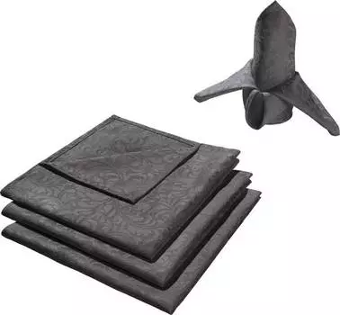 Салфетки в упаковке, 4 шт. 125277 Erwin Mller, серый