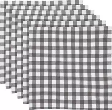 Салфетки в упаковке, 6 шт. 144314 Redbest, серый