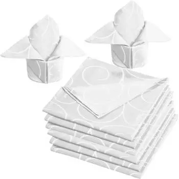 Салфетки в упаковке, 8 шт. 162394 Erwin Mller, белый