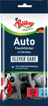 Салфетки влажные для ухода за автомобилем 20 шт. Poliboy