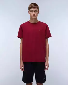 Salis SS мужская футболка с короткими рукавами Napapijri, гранатовый