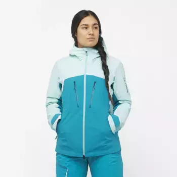 Salomon Brilliant Jacket W Женская утепленная куртка, синий