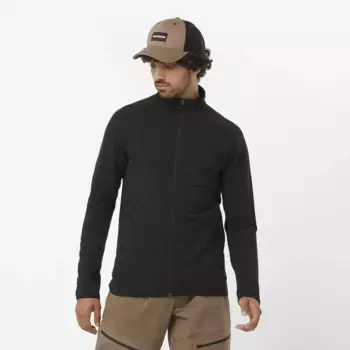 Salomon Essential Легкая теплая мужская куртка, чёрный