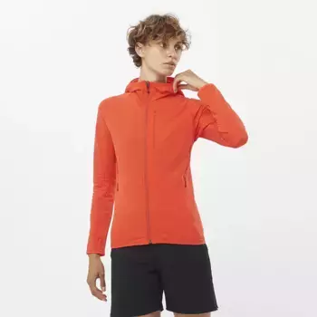 Salomon Essential Легкая теплая женская куртка, оранжевый