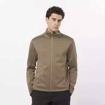 Salomon Essential Мужская куртка среднего тепла, коричневый