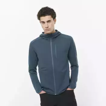 Salomon Essential Светлая мужская толстовка, синий