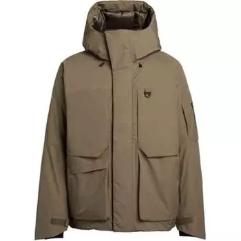 SALOMON Куртка-пуховик OUTLIFE FW24 унисекс, грибной коричневый