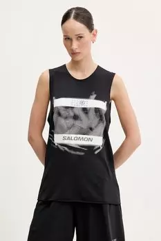 Salomon Топ Mm6 Maison Margiela, черный