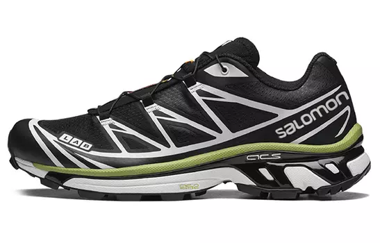Salomon XT-6 Черный Зеленый Лайм