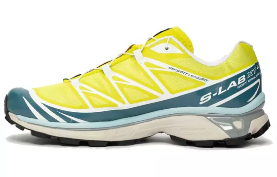 Кроссовки Salomon XT-6 Lifestyle Unisex, желтый/синий/белый