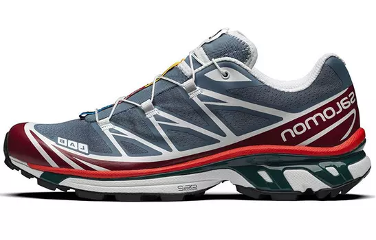 Кроссовки Salomon XT-6 Outdoor Performance Unisex, темно-серый/красный