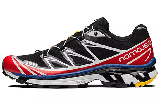 Кроссовки Salomon XT-6 Outdoor Performance Unisex, черный/синий/красный