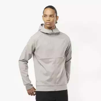 Salomon Женская толстовка Runlife M Средний слой, серый