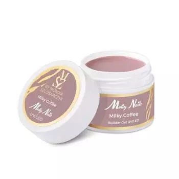 Салонный гель-лак Milky Coffee от Monika Szlsarczyk Molly Nails HEMA/Di-HEMA Free 15 г