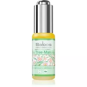 Saloos Bio Skin Oils Успокаивающее и регенерирующее масло чайного дерева и мануки - 20 мл, для кожи, склонной к акне