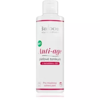 Saloos Лосьон-тоник Anti-Age Smoothing Tonic Lotion - 200 мл, с дамасской розой