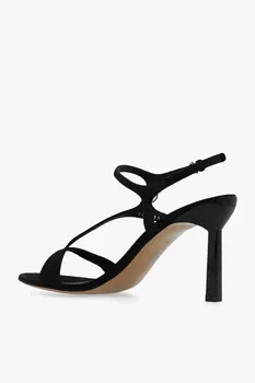 Salvatore Ferragamo New Jille Черные замшевые туфли на каблуке, черный