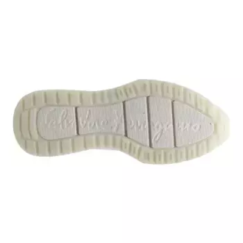 SALVATORE FERRAGAMO Женские кроссовки Gardena 726203 белые носки, мультиколор