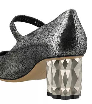 SALVATORE FERRAGAMO Женские туфли Ortensia 718282 Серебристые, мультиколор