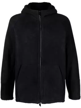 Salvatore Santoro куртка на молнии с капюшоном, синий