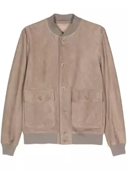Salvatore Santoro замшевая куртка, нейтральный цвет