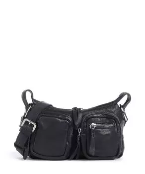 Salvatorianplatz 4 сумка через плечо из зернистой коровьей кожи Taschendieb Wien, синий